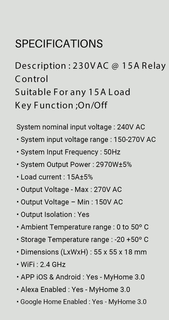 FEBBLE 230 V VAC 16 A CONTROL